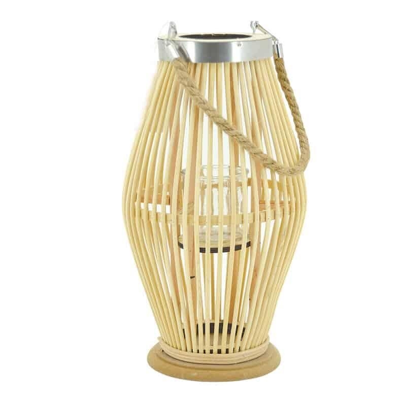 Lanterne en rotin 38 cm