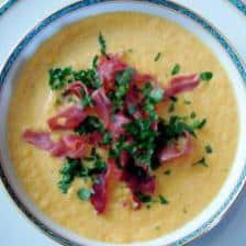 soupe de potimarron jambon