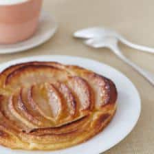 Tartelette cacao pomme canelle