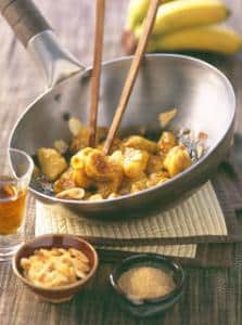 Bananes_wok_caramel - Bananes au wok, sauce caramel