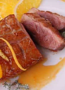 magret de canard a l'orange