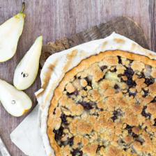 Tarte aux poires et chocolat