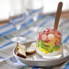 Verrine de radis