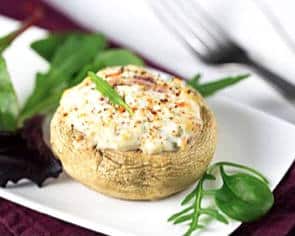 champignon farci fromage frais