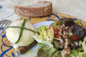 salade chevre chaud