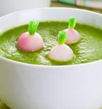 soupe fanes radis