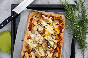 foraccia fromage et artichaut