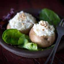 pomme de terre farcie fromage frais
