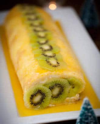 buche au kiwi