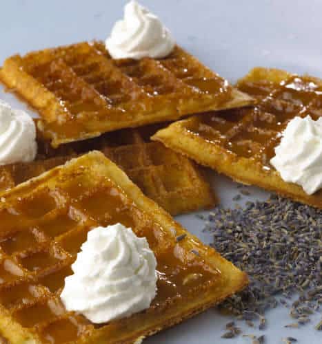 gaufre au beurre de miel