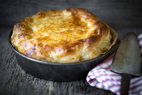 tourte jambon poireau