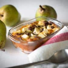 Clafoutis au poire et chocolat