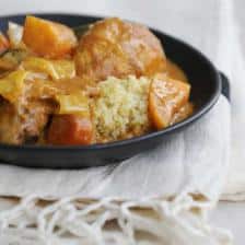 mafe poulet legumes