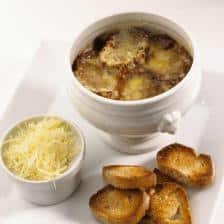 soupe à l'oignon