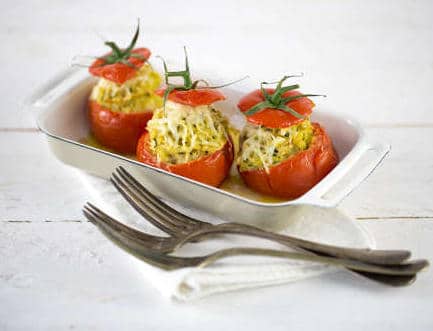 tomates farcies végétarienne au riz