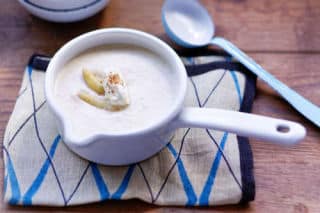 Veloute d'asperges au curry