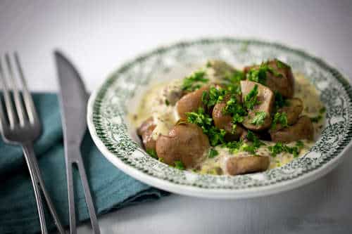 rognon de veau sauce moutarde