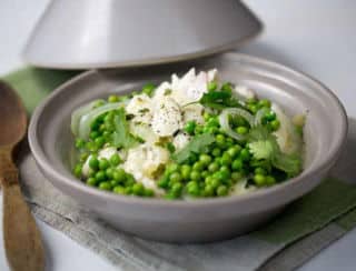 tajine de bar aux petit pois