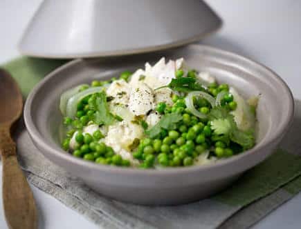 tajine de bar aux petit pois