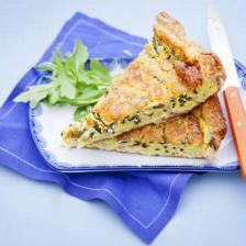 tarte au crabe et salicorne