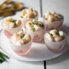 Verrine de gambas