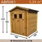 abri de jardin bois