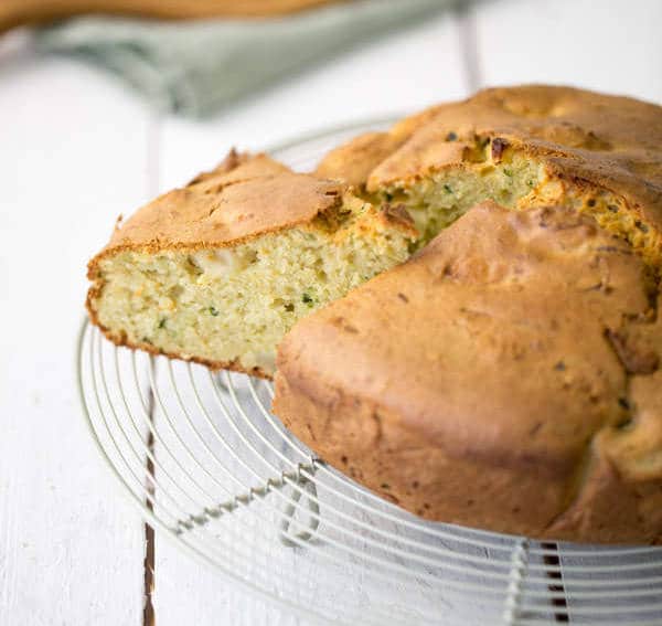 gateau sucré de courgette