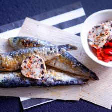 sardine grillée poivron