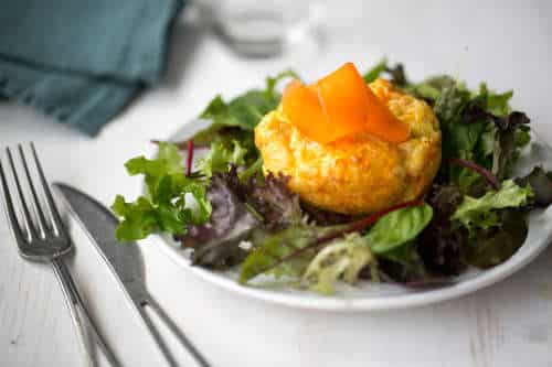 Bouchees de carottes au fromage