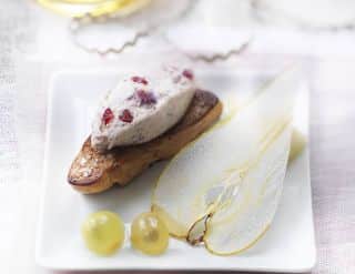 foie gras tartare poire