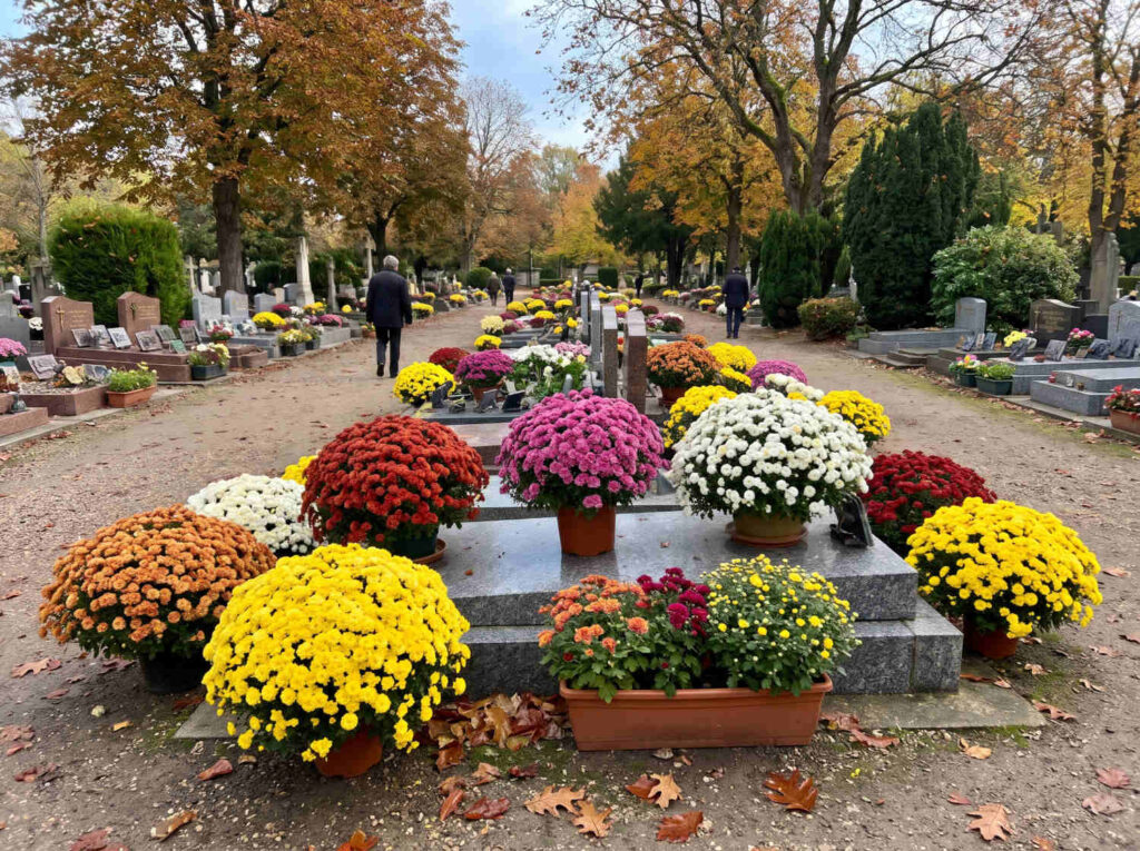 chrysanthème toussaint signification histoire