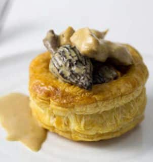 vol-au-vent-de-volaille - Vol-au-vent de volaille, sauce aux champignons des bois