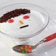 bonhomme hiver petit suisse fruits confits