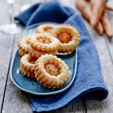 Sables aperitifs puree de carottes-coco