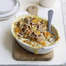 gratin courge lentille