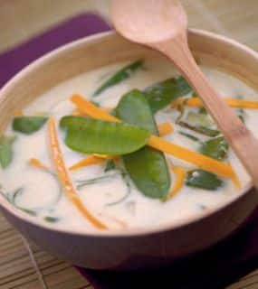 soupe-thai-au-crabe - Soupe thaï au crabe