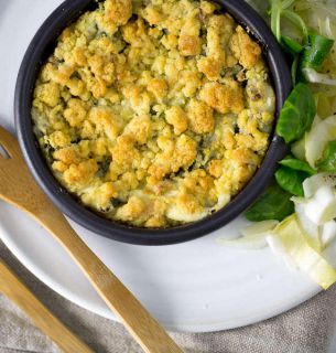 crumble mache fromage