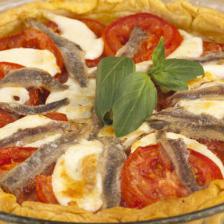 tarte thon anchois tomate mozzarella