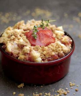 crumble-pomme-fraise - Crumble pommes-fraises