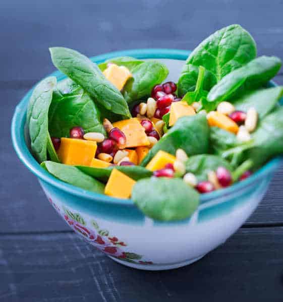 salade sucré salé au agrumes clémentines