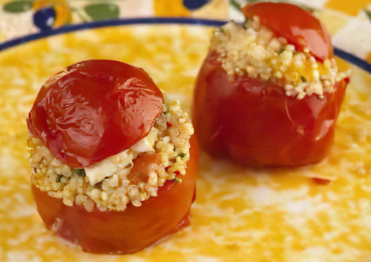 tomate farcie quinoa legume