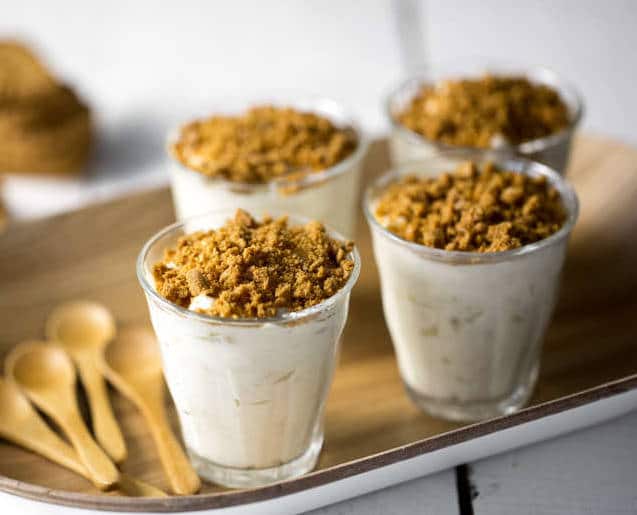 crème de banane au speculoos