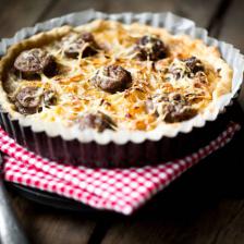 tarte au coing et canard