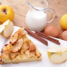 clafoutis aux pommes