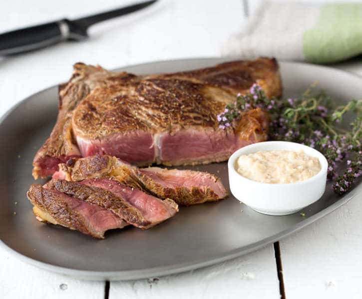 cote de boeuf normande sauce au cidre