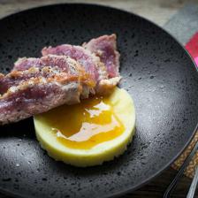 Magret canard epices navet