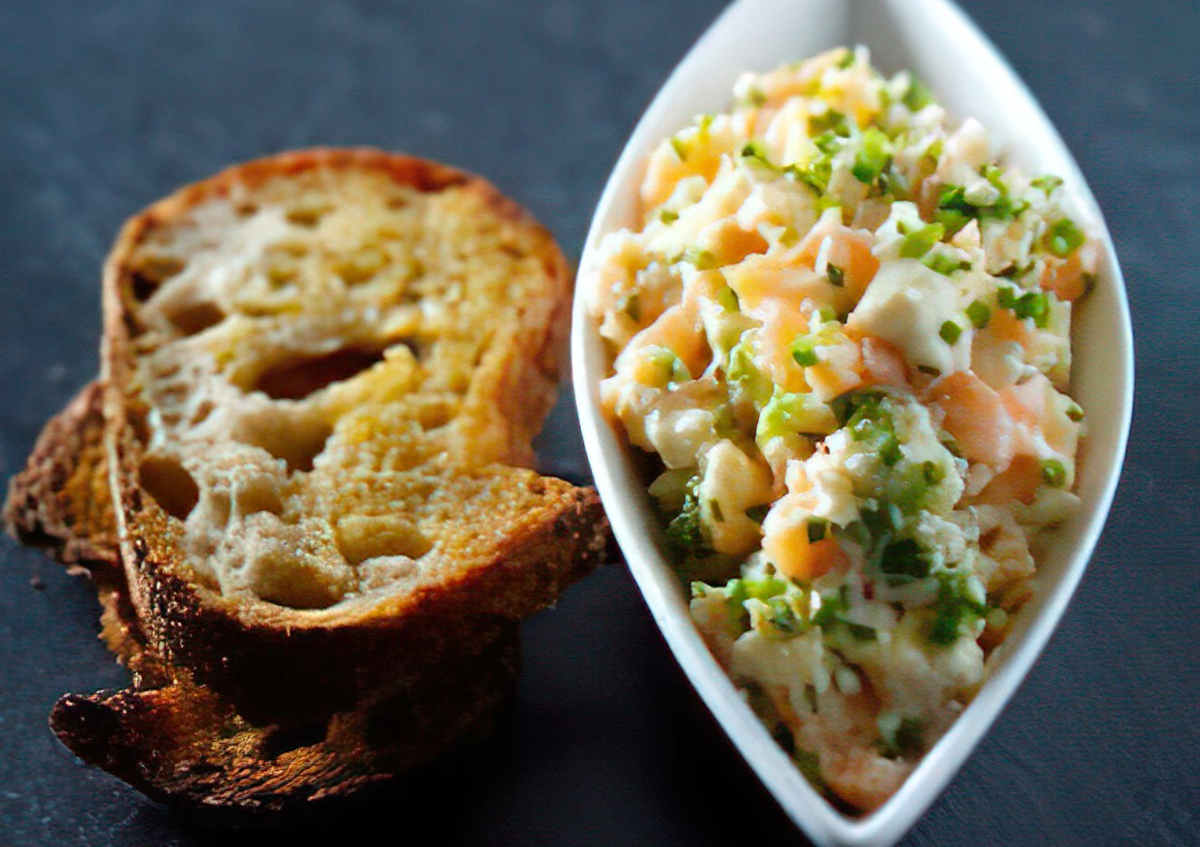 rillette de langres et saumon