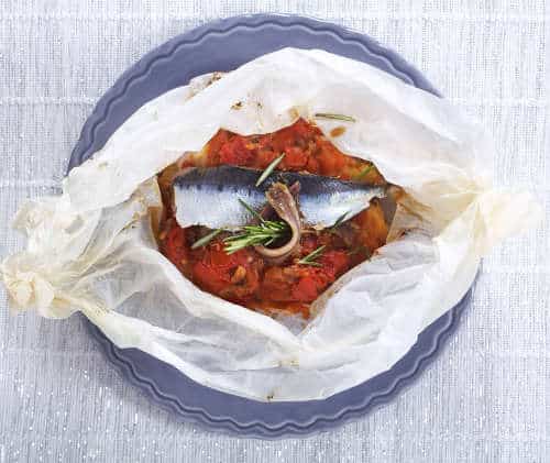 sardine papillote