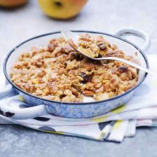crumble pomme muesli