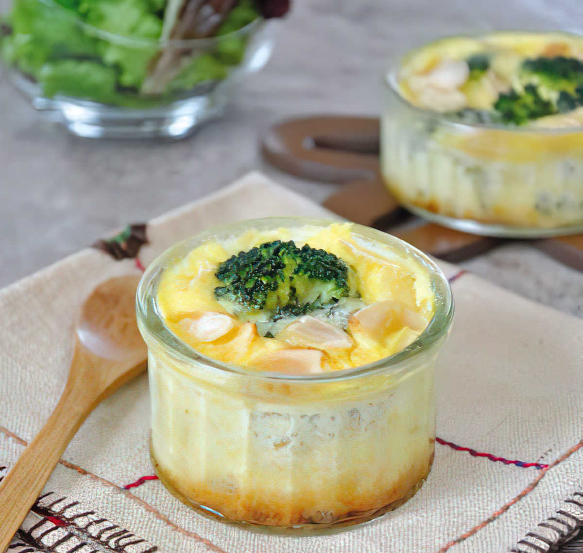 flan brocoli